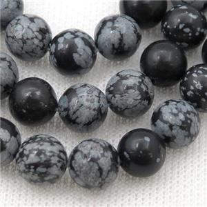 snowflake jasper beads, round, approx 8mm dia,48pcs per st [GMRD74-8MM]