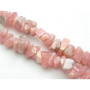 Natural Rhodochrosite Chips Beads Pink Freeform, 3-6mm [GMS002]