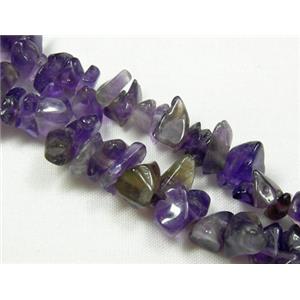 Amethyst Chip Beads, freeform, 4-9mm [GMS007]