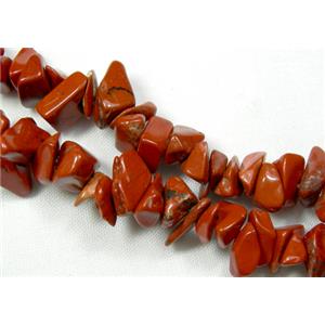 Red Jasper Chip Beads, 4-9mm [GMS026]