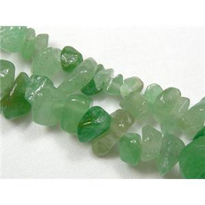 Green Aventurine Chip Beads, 3-8mm [GMS037]