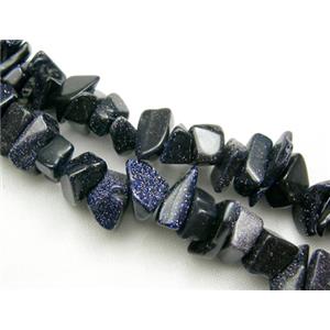 Blue sandstone Chip Beads, 4-8mm [GMS040]