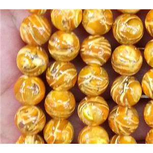 Tridacna Shell Beads, round, approx 12mm dia, 16 inches [GMSS37-12MM]