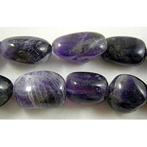 Amethyst beads, Erose Chip, 12x19.5mm [GMST12]