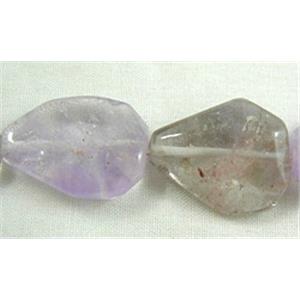 Amethyst Crystal beads, Erose Chip, 15x20x6.5mm,21pcs per st [GMST15]