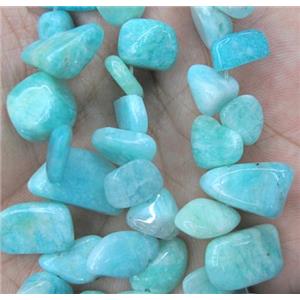 Amazonite beads chip, freeform, approx 8-15mm, 15.5 inches [GMST151]