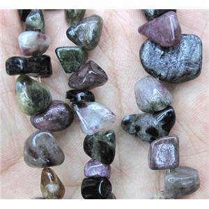 tourmaline beads chips, freeform, approx 8-15mm, 15.5 inches [GMST157]
