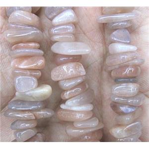 moonstone beads chips, freeform, approx 8-15mm, 15.5 inches [GMST168]