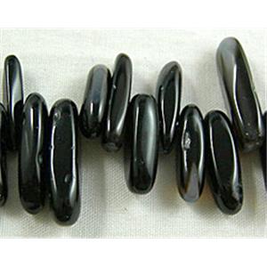 Black Onyx beads, Chip, 5x11-21mm [GMST18]