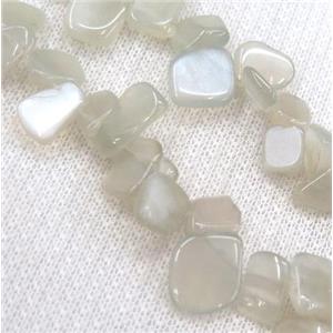 moonstone chip beads, approx 6-10mm, 15.5 inches [GMST231]