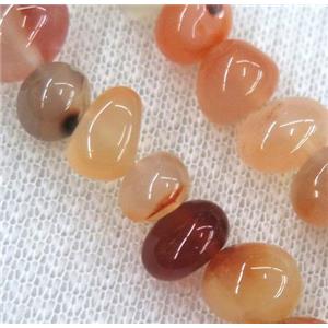 red carnelian chip beads, freeform, approx 6-10mm, 15.5 inches [GMST254]