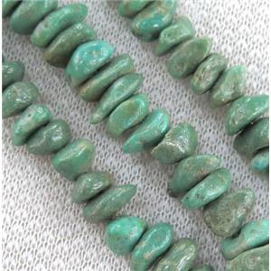natural turquoise bead chips, freeform, approx 8-10mm [GMST340]