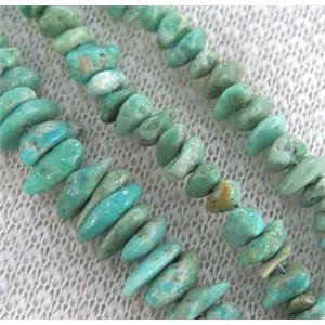 natural turquoise bead chips, freeform, approx 4-6mm [GMST343]