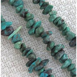 natural turquoise chip beads, freeform, approx 4-6mm [GMST344]