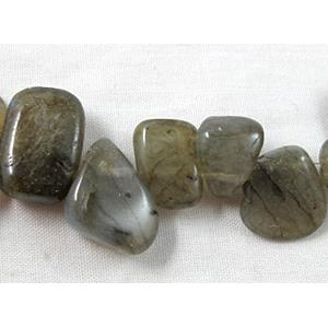 labradorite beads, Chip, Top-Drilled, 6-10mm wide,8-12mm length, 16 inch length [GMST53]