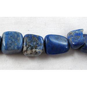 Lapis Lazuli beads, Erose chip, 10x12-17mm, 16 inch length [GMST57]