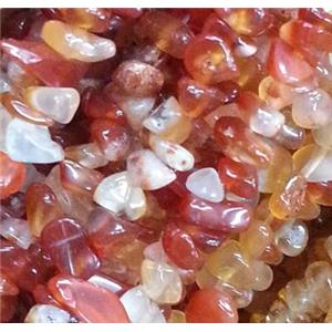 red carnelian chips bead, freeform, approx 3-6mm, 32 inchlength [GMST76]