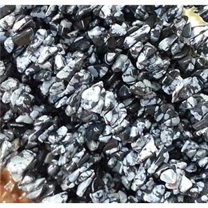 snowflake jasper chips bead, freeform, approx 3-6mm, 32 inchlength [GMST84]