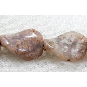 Natural Twist Leaf Gemstone bead, 13x18mm, 22pcs per st [GMTW02C01]