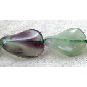 Natural Twist Leaf Gemstone bead, 13x18mm, 22pcs per st [GMTW02C06]