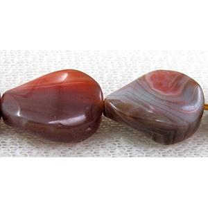 Natural Twist Leaf Agate bead, 13x18mm, 22pcs per st [GMTW02C09]
