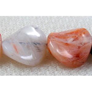 Natural Twist Coin Agate beads, 16mm dia, 25pcs per st [GMTW03C03]