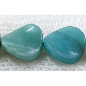 Natural Twist Coin Agate beads, blue, 16mm dia, 25pcs per st [GMTW03C09]