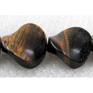 Natural Twist Coin Gemstone bead, 16mm dia, 25pcs per st [GMTW03C10]