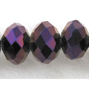 Crystal Glass Beads, Faceted Rondelle, 8mm dia, 72pcs per st [GSICC01C14-8MM]