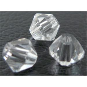 Chinese Crystal Beads, bicone, clear, 8mm [GSICC03C8801]