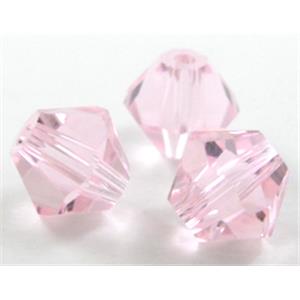Chinese Crystal Beads, Bicone, pink, 8mm [GSICC03C8802]