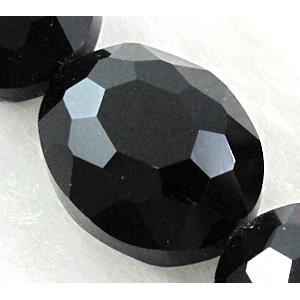 Crystal Glass Beads,  faceted horse eye, 16x20mm, 18pcs per st [GSICC07C11]