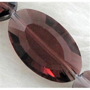 Crystal Glass Beads, faceted, 13x21mm, 20pcs per st [GSICC10C05]