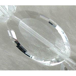 Crystal Glass Beads, faceted, Clear, 13x21mm, 20pcs per st [GSICC10C06]