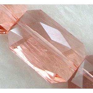 Crystal Glass Beads,  faceted, 13.5x20mm, 18pcs per st [GSICC11C05]