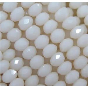 glass crystal bead, faceted wheel, approx 3x4mm, 135pcs per st [GSICC23-4MM]