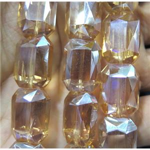 chinese crystal glass bead, faceted, approx 13x18mm, 18pcs per st [GSICC277]