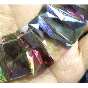 chinese crystal glass bead, faceted, approx 15-30mm, 25pcs per st [GSICC288]