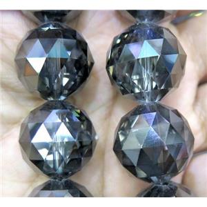 chinese crystal glass bead, faceted round, approx 20mm dia, 12pcs per st [GSICC315-20MM]
