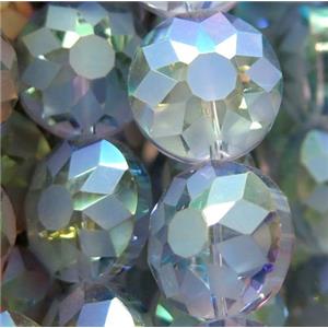 chinese crystal glass bead, faceted round, approx 18mm dia, 15pcs per st [GSICC349]