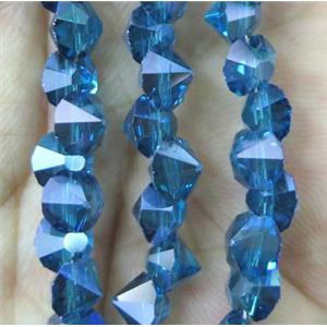 chinese crystal glass bead, diamondoid, approx 6mm dia, 100pcs per st [GSICC351]