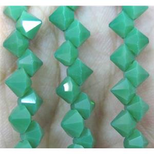 chinese crystal glass bead, diamondoid, approx 6mm dia, 100pcs per st [GSICC373]