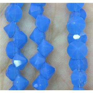 chinese crystal glass bead, diamondoid, approx 6mm dia, 100pcs per st [GSICC376]