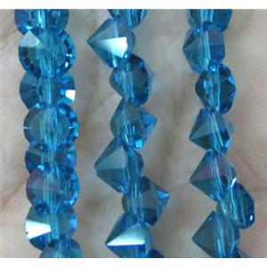 chinese crystal glass bead, diamondoid, approx 6mm dia, 100pcs per st [GSICC381]