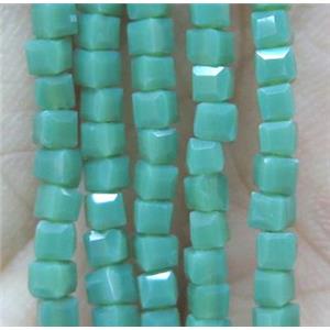 chinese crystal glass bead, faceted cube, approx 2x2x2mm, 200pcs per st [GSICC387]