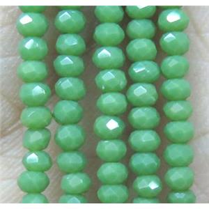 chinese crystal glass bead, faceted rondelle, approx 2mm, 200pcs per st [GSICC404]