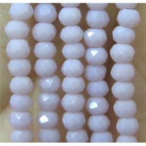 chinese crystal glass bead, faceted rondelle, approx 2mm, 200pcs per st [GSICC405]