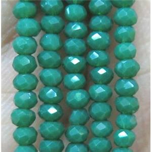 chinese crystal glass bead, faceted rondelle, approx 2mm, 200pcs per st [GSICC406]