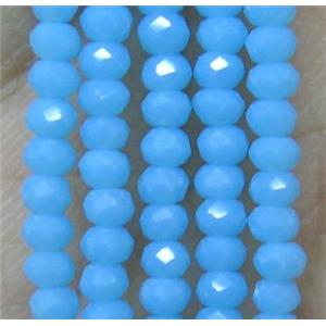 chinese crystal glass bead, faceted rondelle, approx 2mm, 200pcs per st [GSICC409]