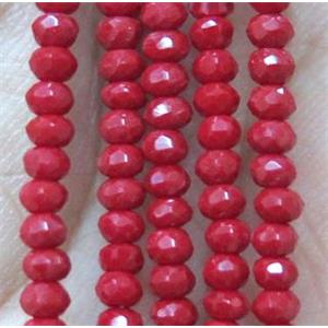chinese crystal glass bead, faceted rondelle, approx 2mm, 200pcs per st [GSICC421]